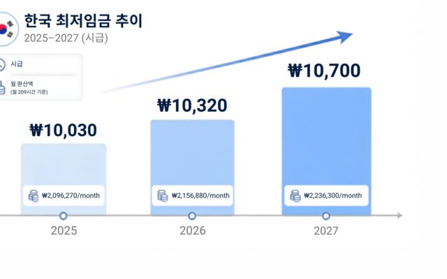2027년 최저임금 월급 223만 원, 실수령액은 얼마일까