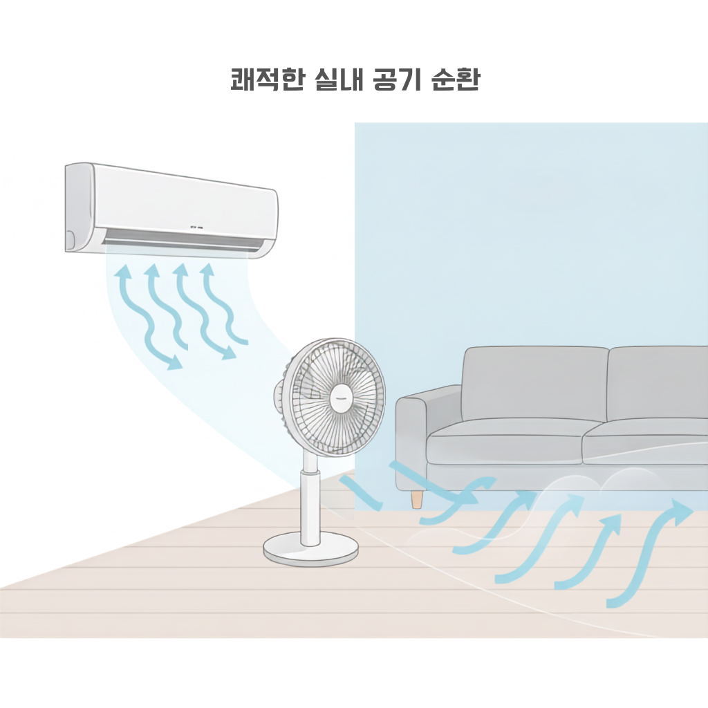 에어컨과 선풍기는 역할이 다릅니다