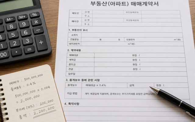 공동중개 수수료, 두 번 내는 걸까? 계약서로 확인하는 3가지