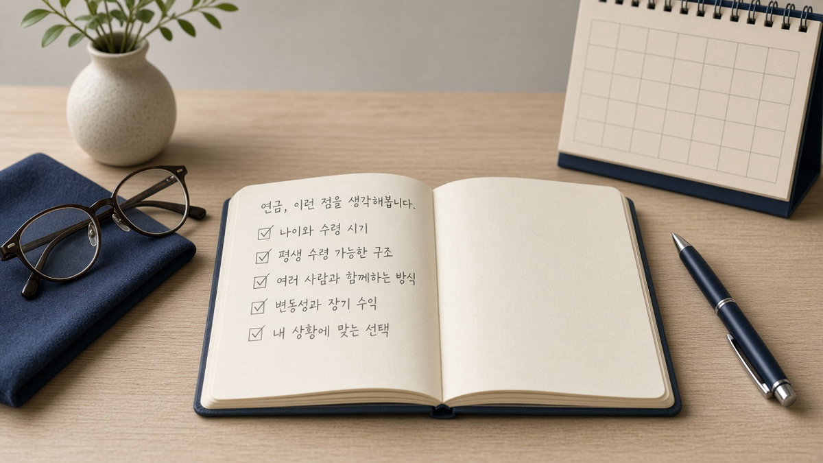 톤틴연금 가입 전 확인할 체크리스트